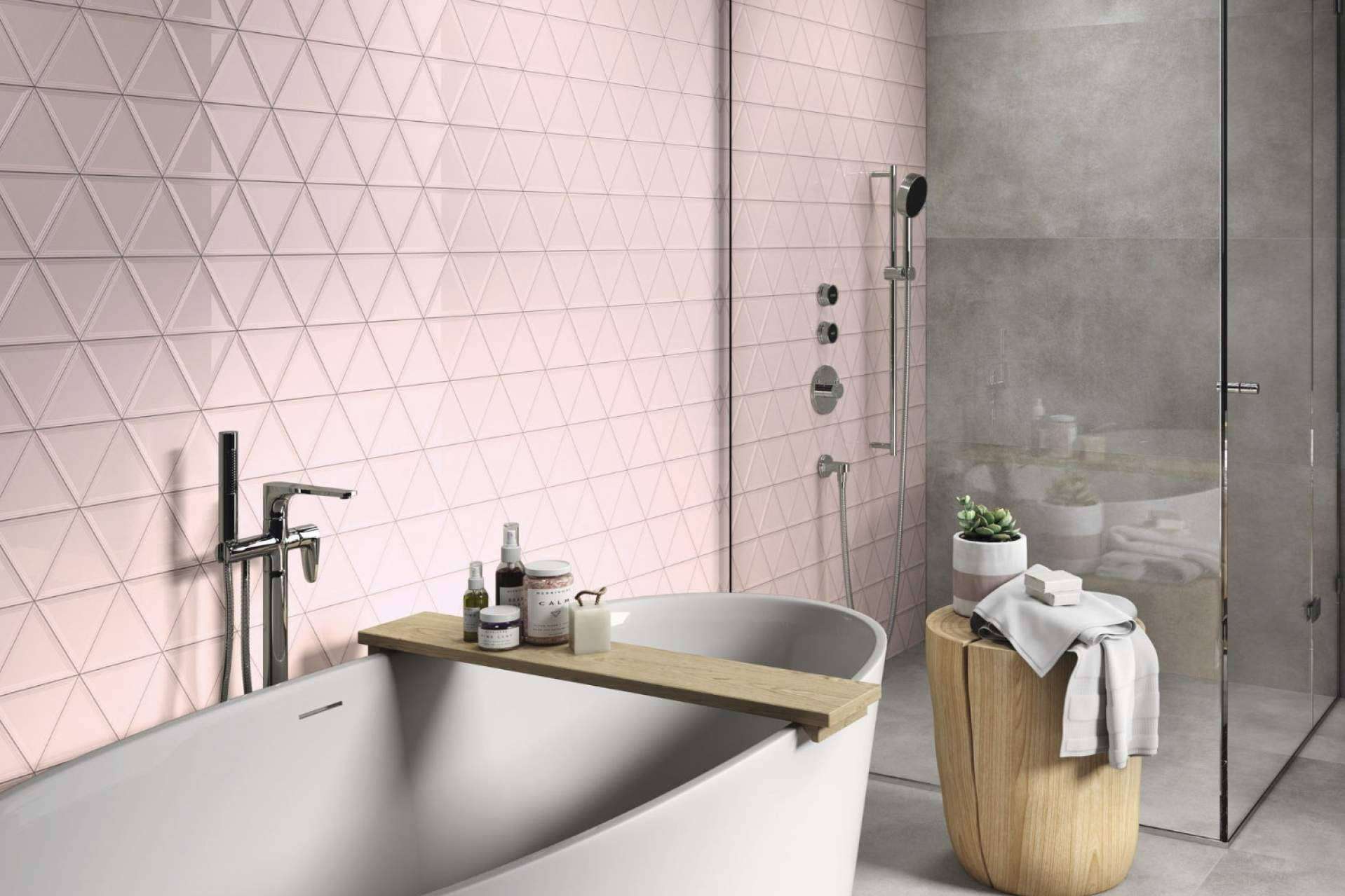 Duritti Cerámica permite atreverse a instalar azulejos rosas en cocinas y baños