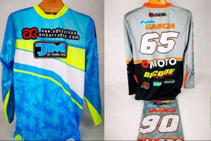 Camisetas de motocross completamente personalizadas, en ADHESIVOSEMBARRADOS