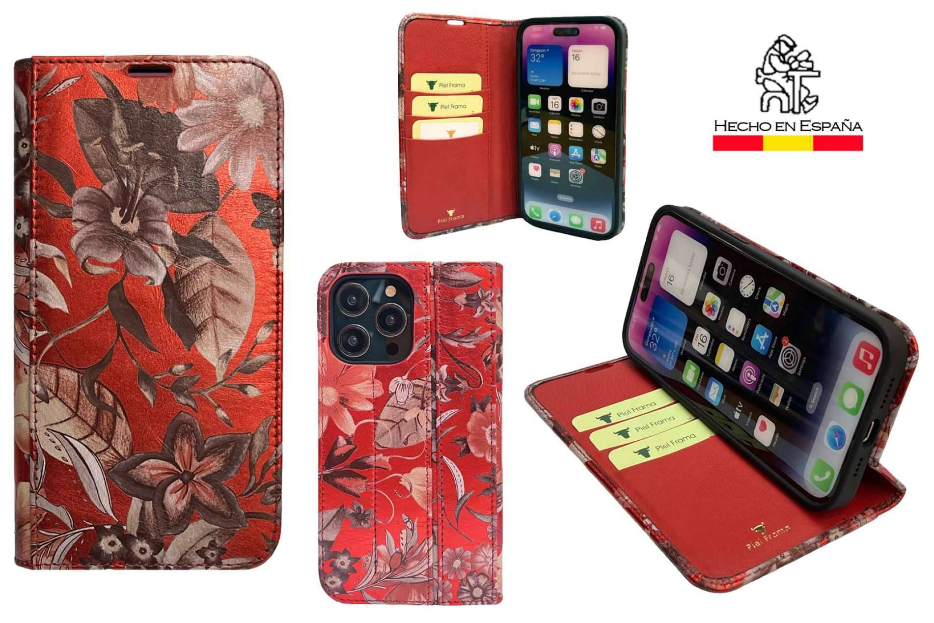 Fundas de piel estilo libro para iPhone 14 Pro y iPhone 14 Pro Max, la colección verano 2023