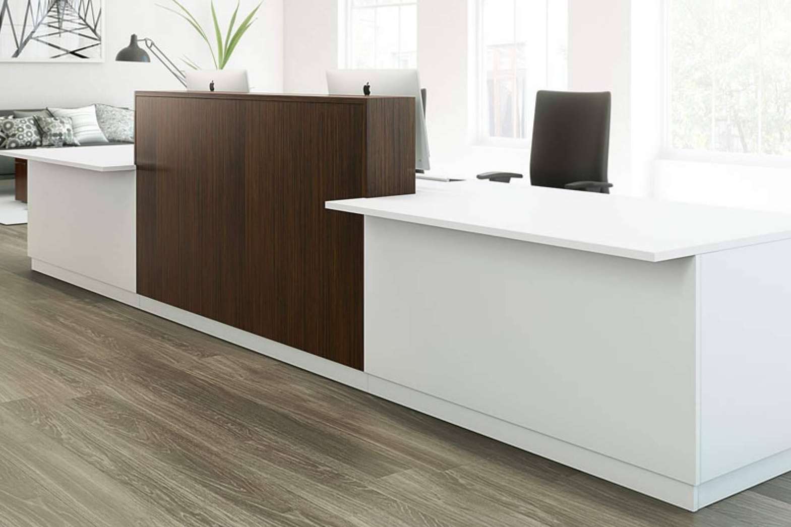La diversidad de muebles de recepción de los que dispone OfficeDeco