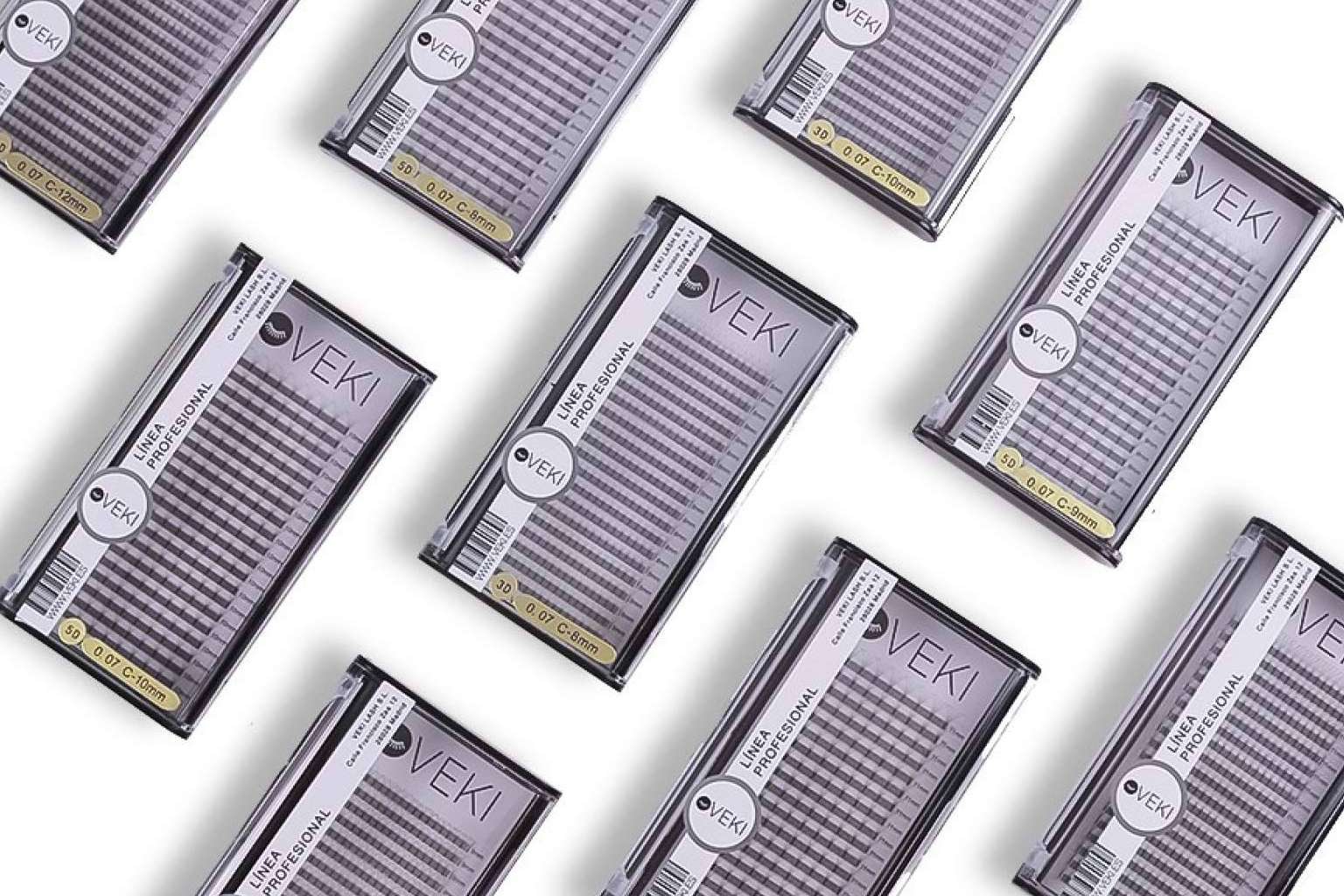 Los productos cosméticos y las extensiones de pestañas que ofrece VEKI