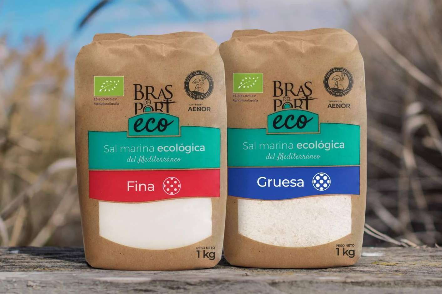 Sal marina ecológica, natural, sostenible y generadora de ecosistemas