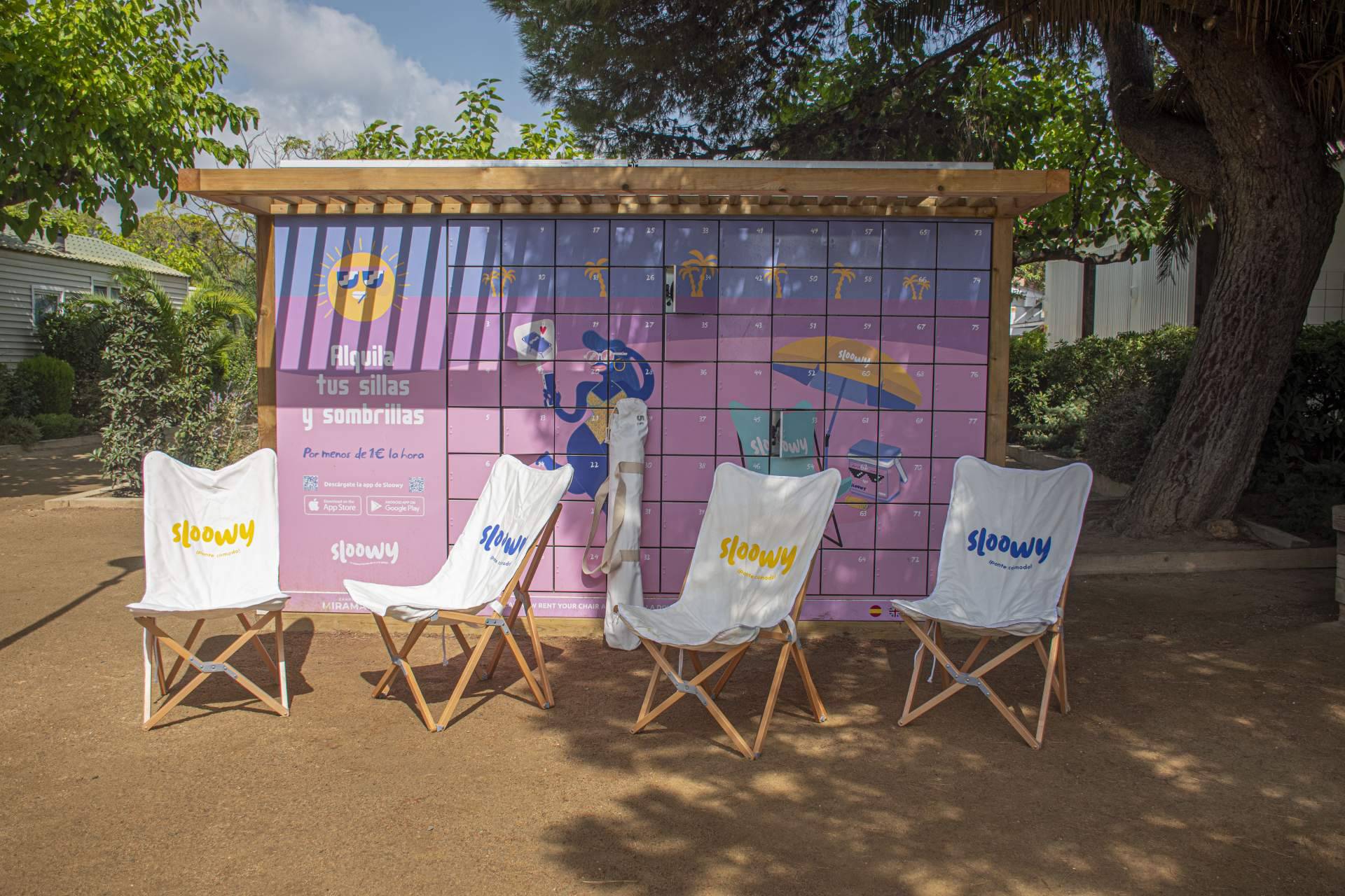 Una de las soluciones pioneras para los que aman disfrutar de sus vacaciones a orillas del mar y para todos los negocios de playa, Sloowy