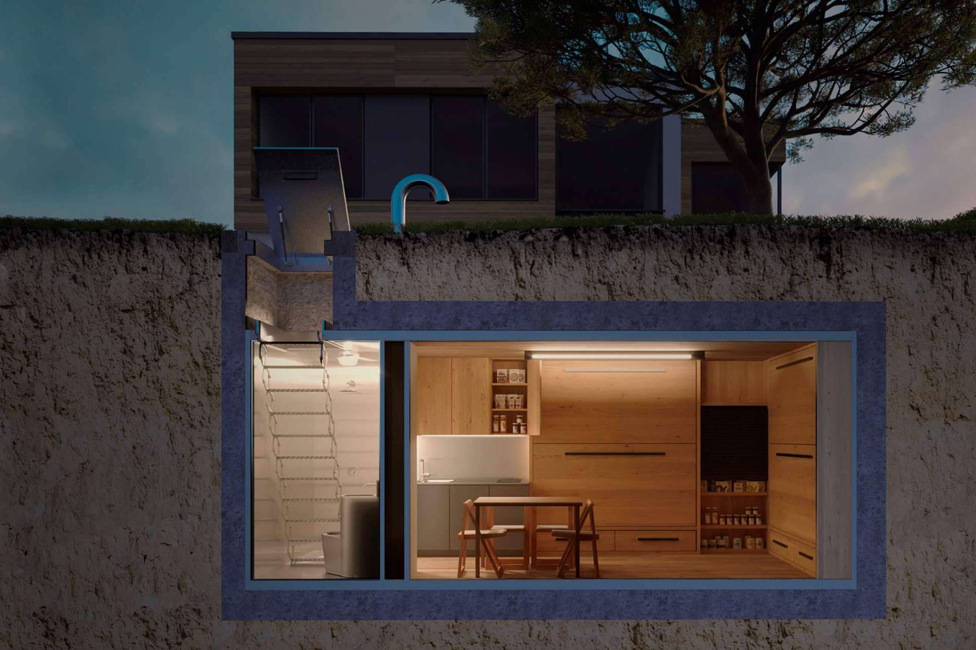 Bunker World lleva a cabo la construcción de habitaciones del pánico y búnkeres