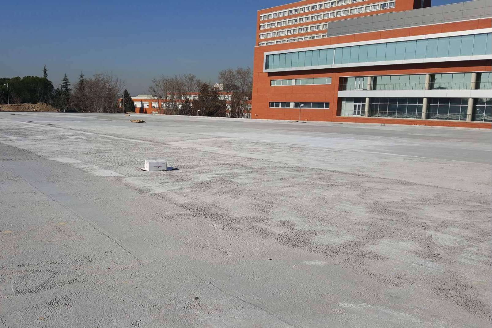 Sustitución de mallazos por fibras en importante obra de Fibratec