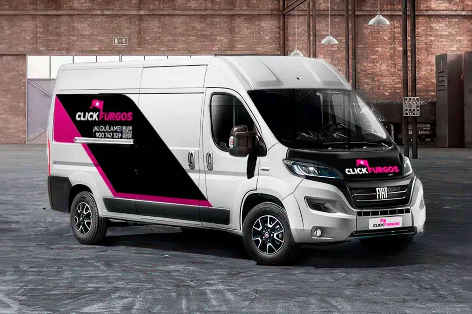 Alquiler de furgonetas en Madrid para hacer mudanzas y servicios para empresas con ClickFurgos