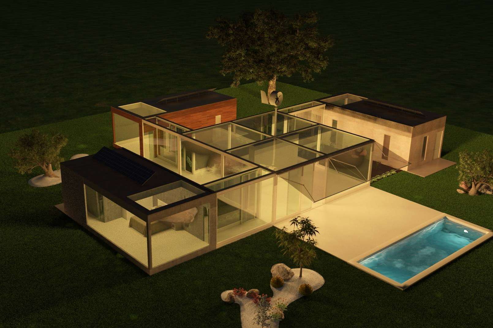 La vivienda autosuficiente de Pando Arquitectos