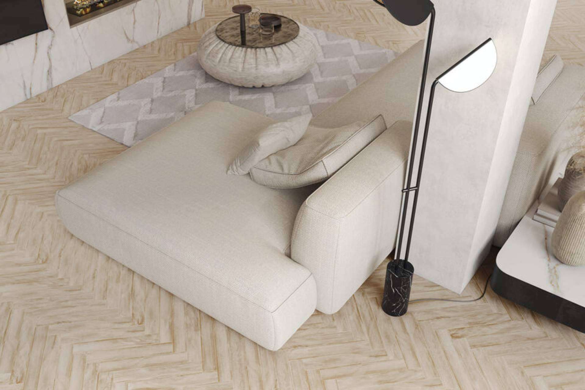 Interazulejo dispone de varios modelos de suelo porcelánico de imitación de madera