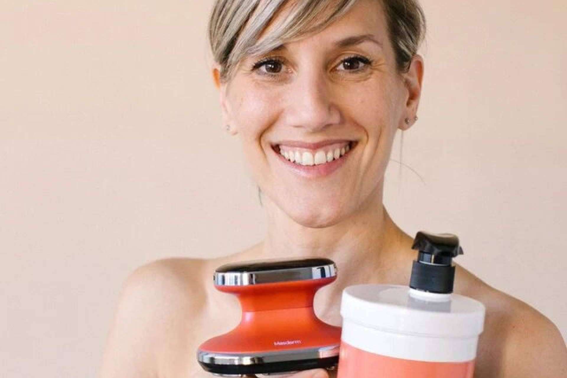 Con Masderm es posible realizar sesiones de radiofrecuencia corporal en casa