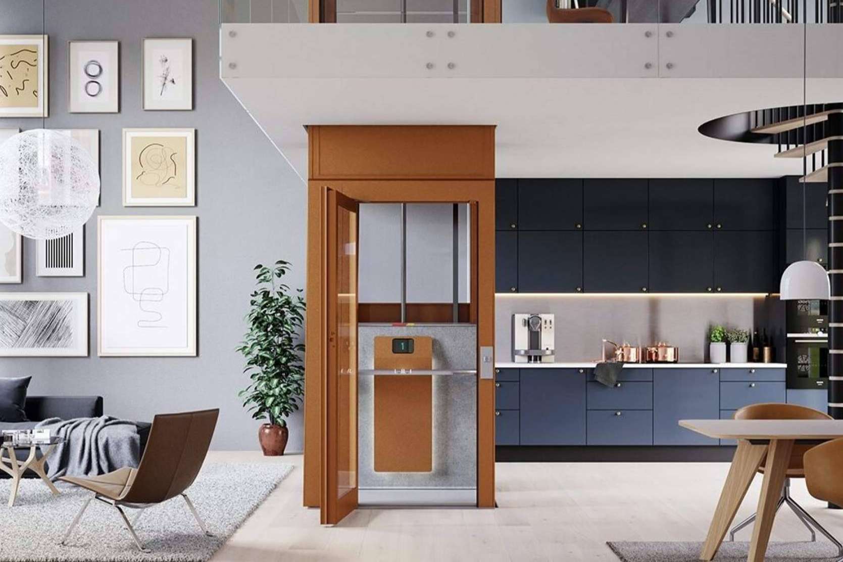 Cibes Lift; ascensores de diseño para casas, sin necesidad de obras