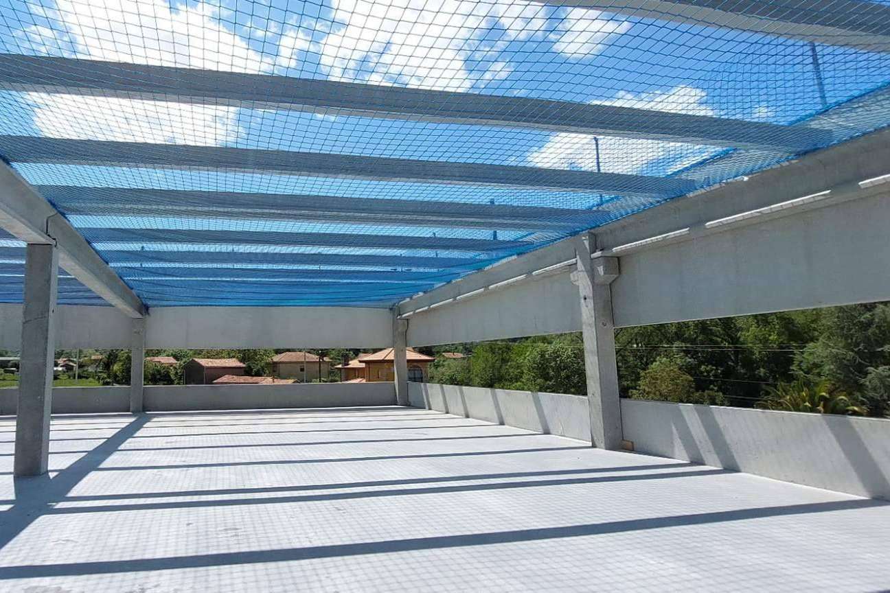 Tipos de montaje de redes de seguridad para obras, por Redes y Protección
