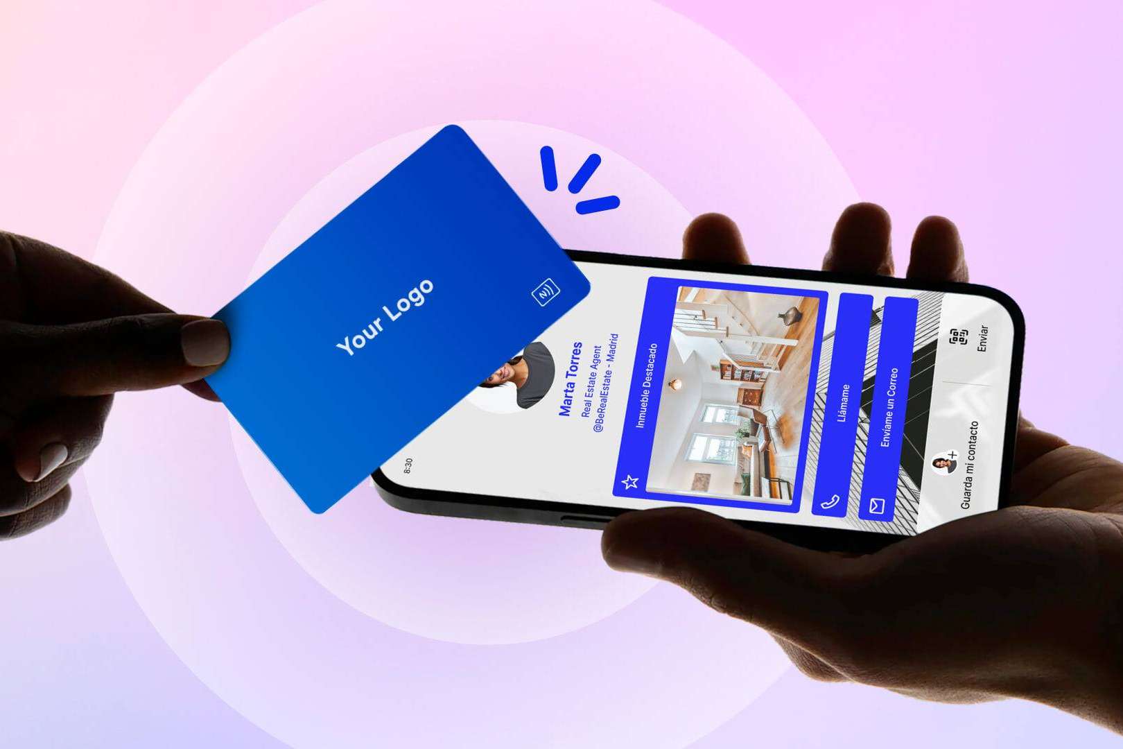 Tarjetas de visita personalizadas de Lead2Team, tecnología NFC al servicio de una imagen profesional