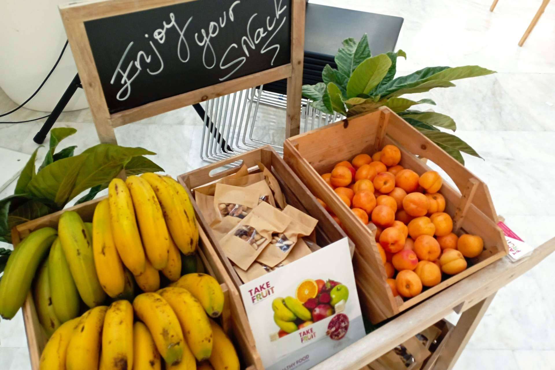 Take Fruit impulsa hábitos saludables con su servicio de fruta para empresas y oficinas