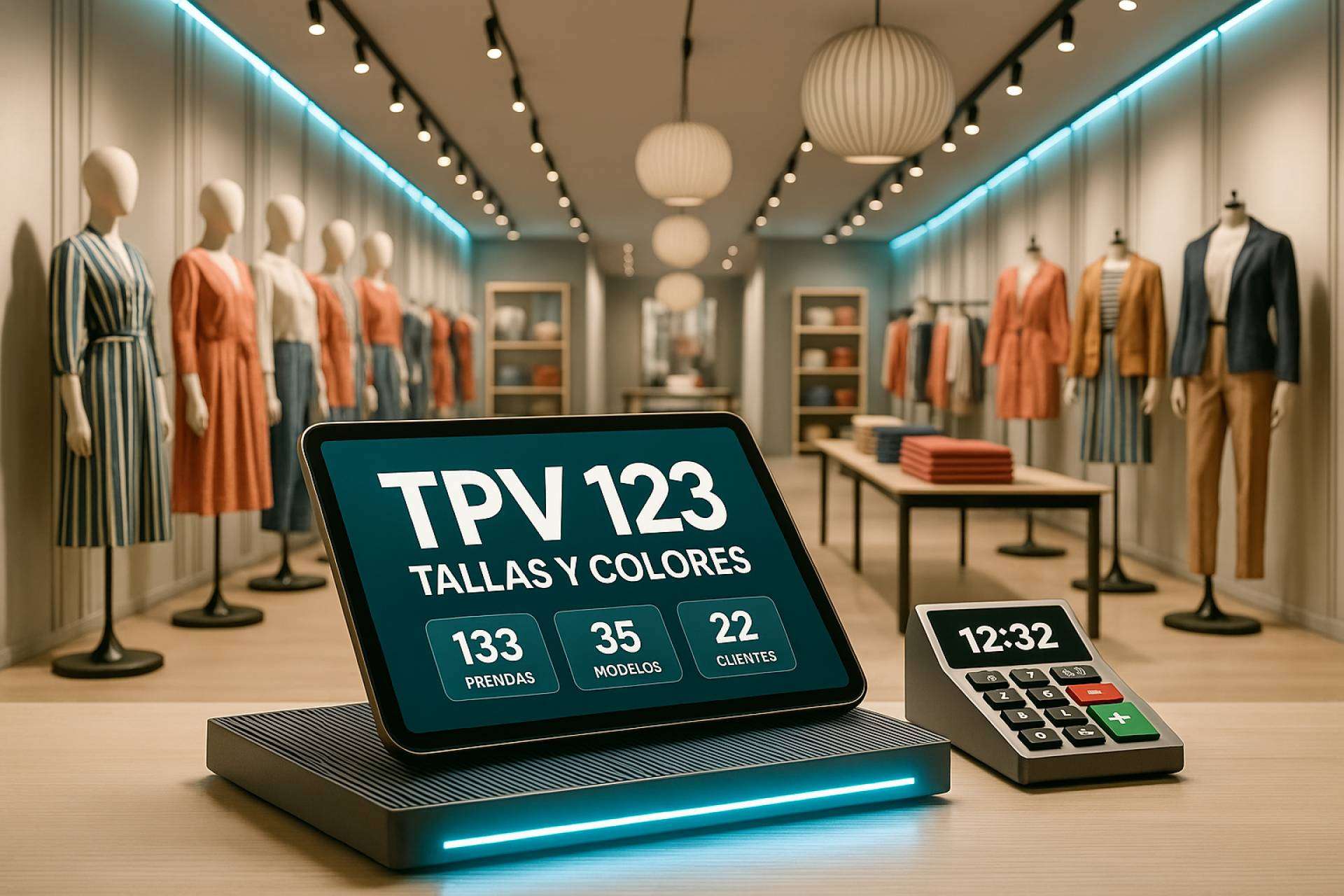 La gestión en tiendas de moda y ropa se profesionaliza con TPV 123 Modas Tallas y Colores