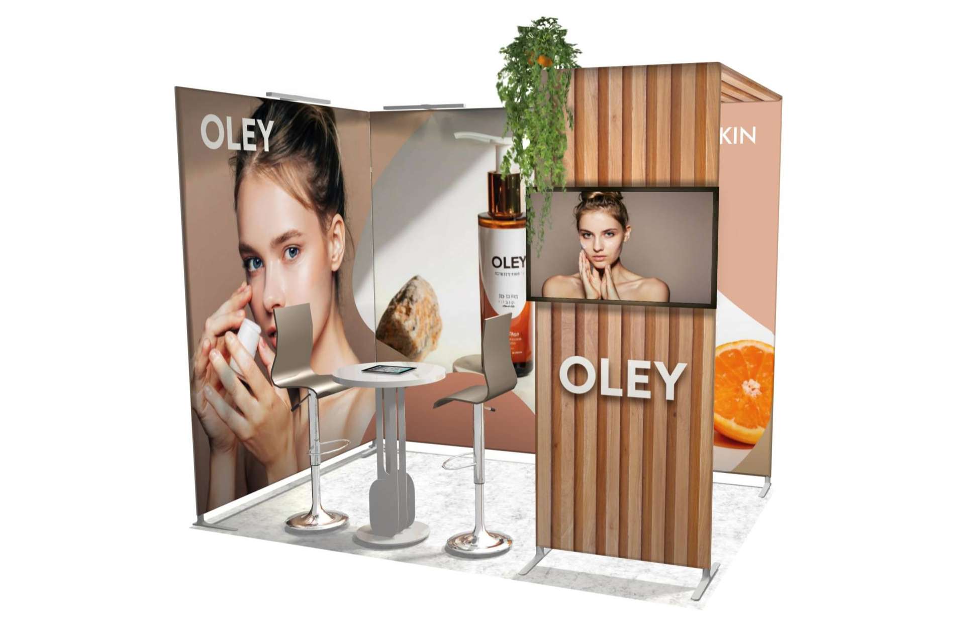 Olika Stands apuesta por el diseño de stands sostenibles con soluciones automontables y personalizables