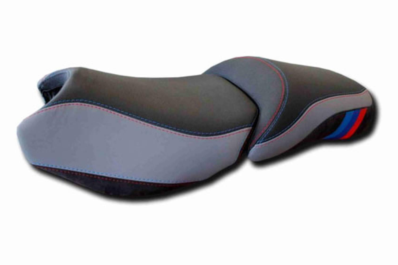 Pack confort de JM FUNDAS mejora el viaje con funda de asiento para moto personalizada y soporte lumbar