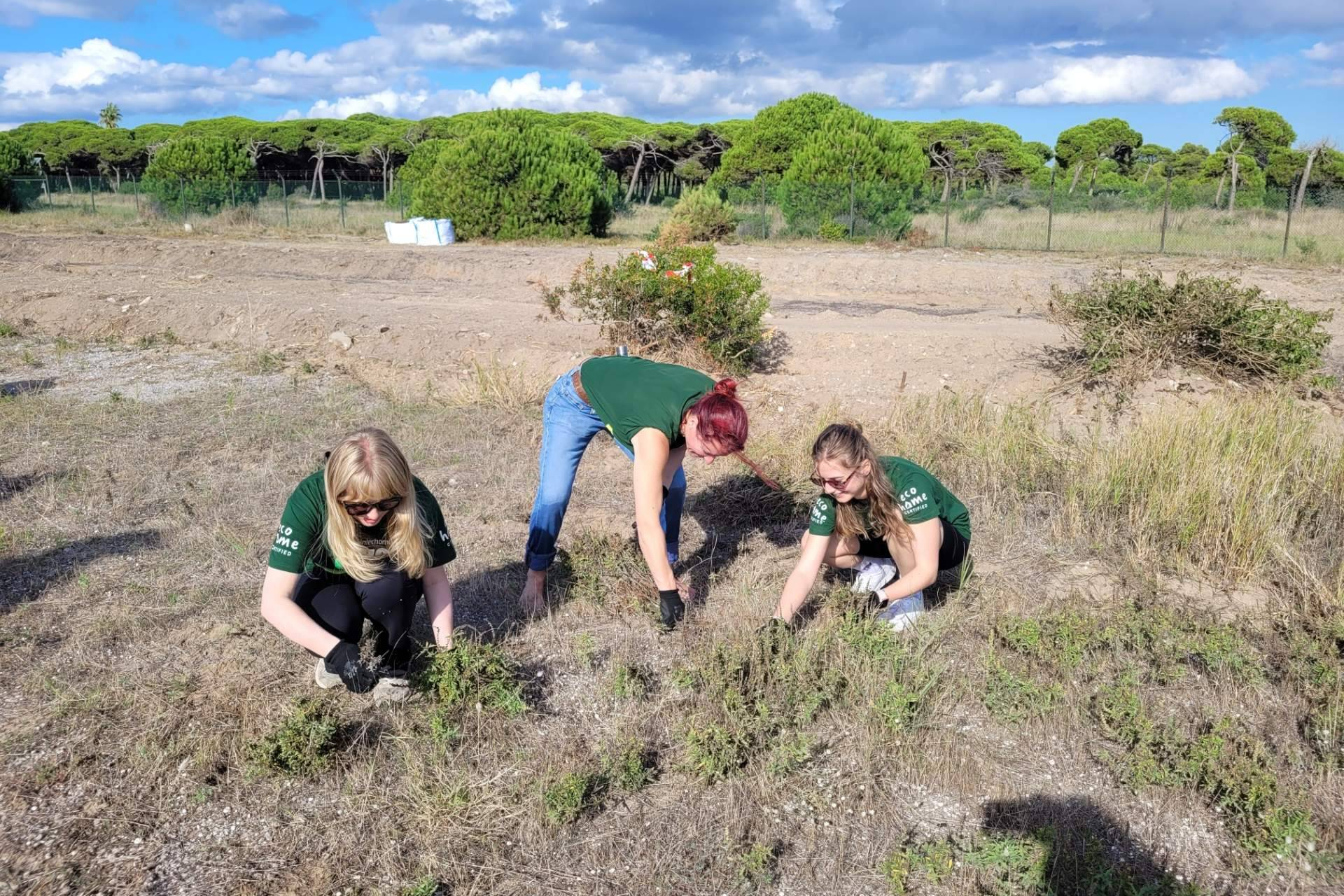 El equipo de sostenibilidad de Interhome impulsa la restauración del Delta del Llobregat