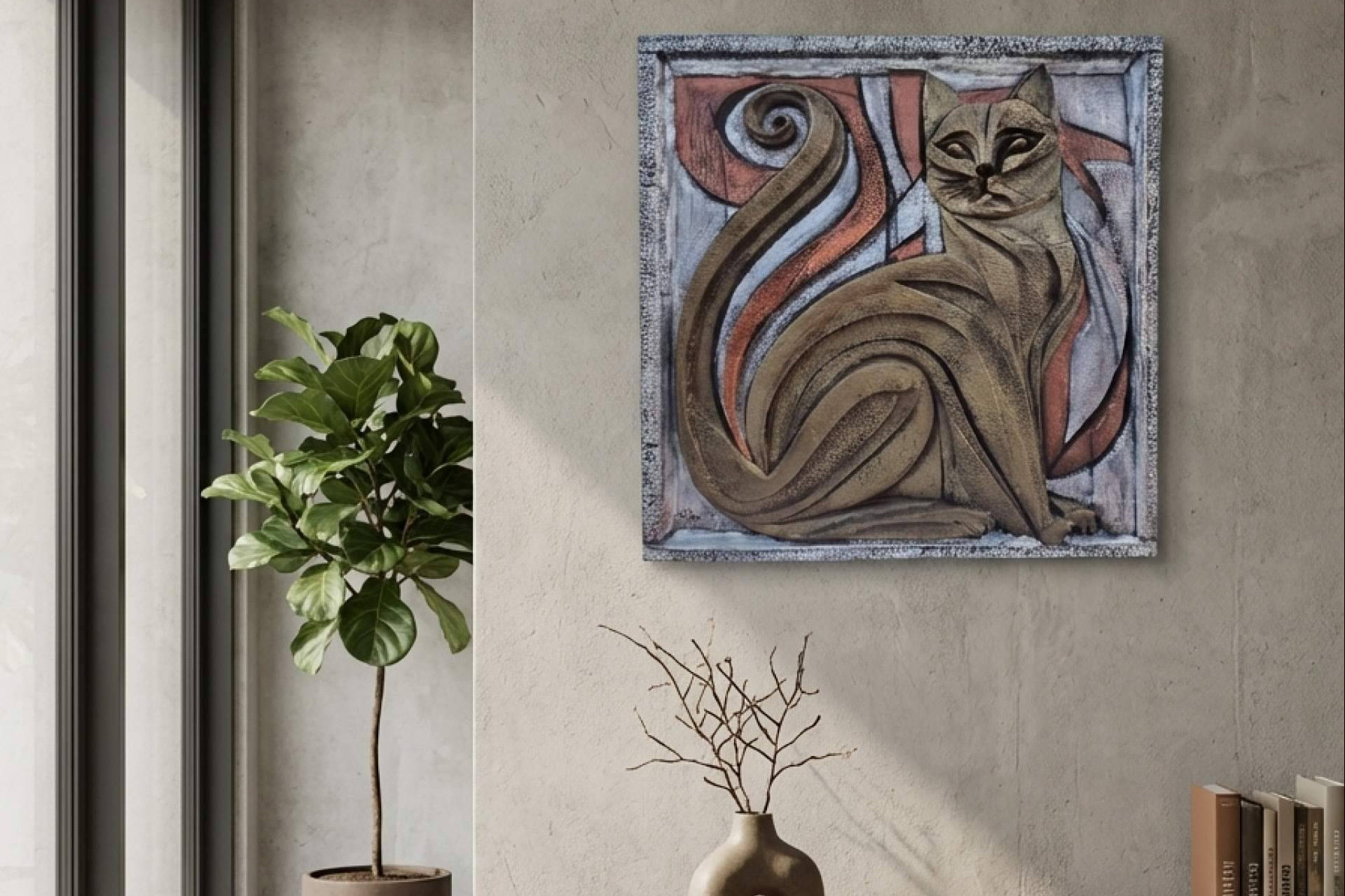 Antonio Gea Pérez amplía su colección GEA Volumetric Art con seis cuadros nuevos con volumen escultórico
