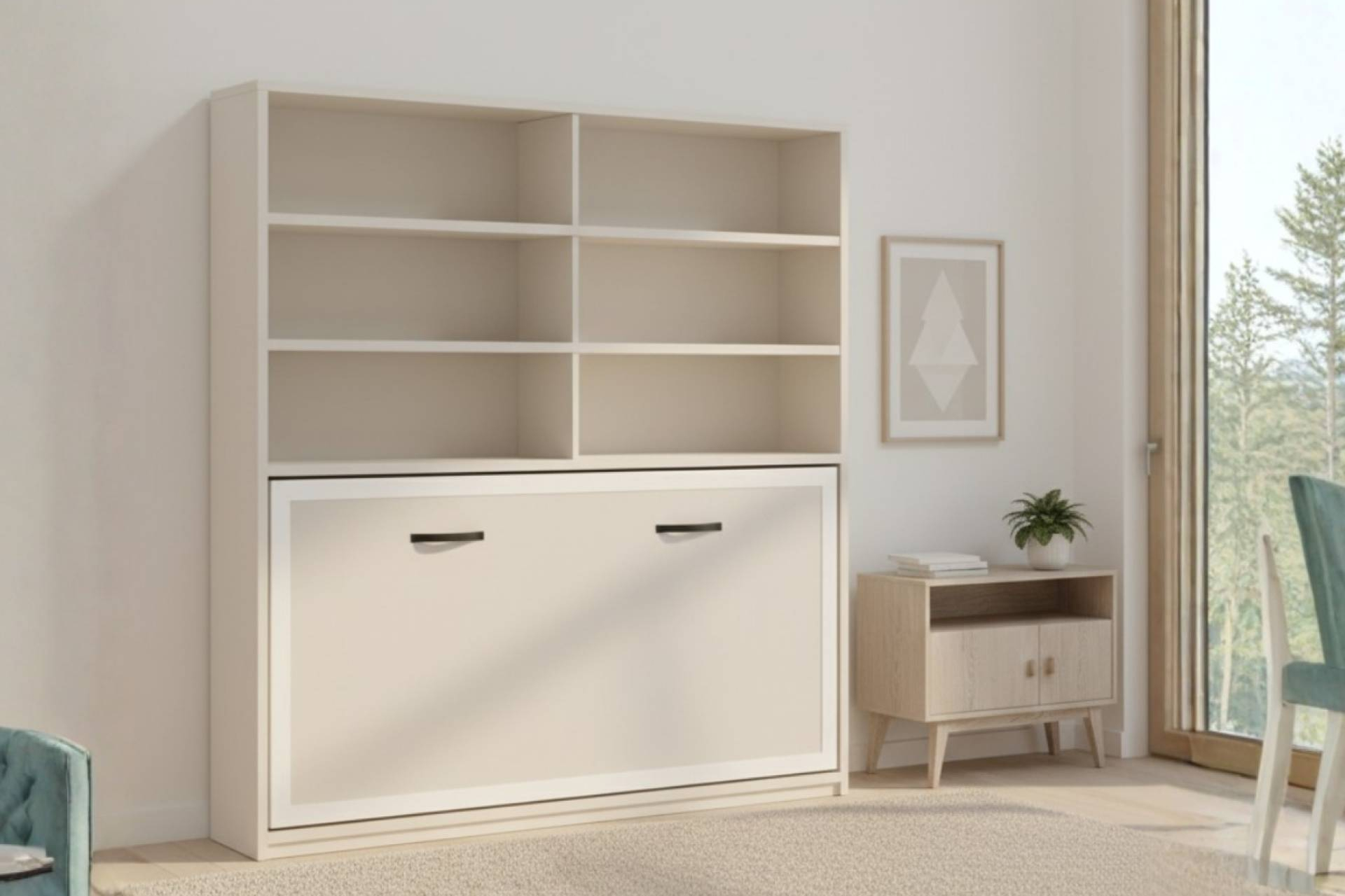 El truco para que una habitación parezca otra durante el día