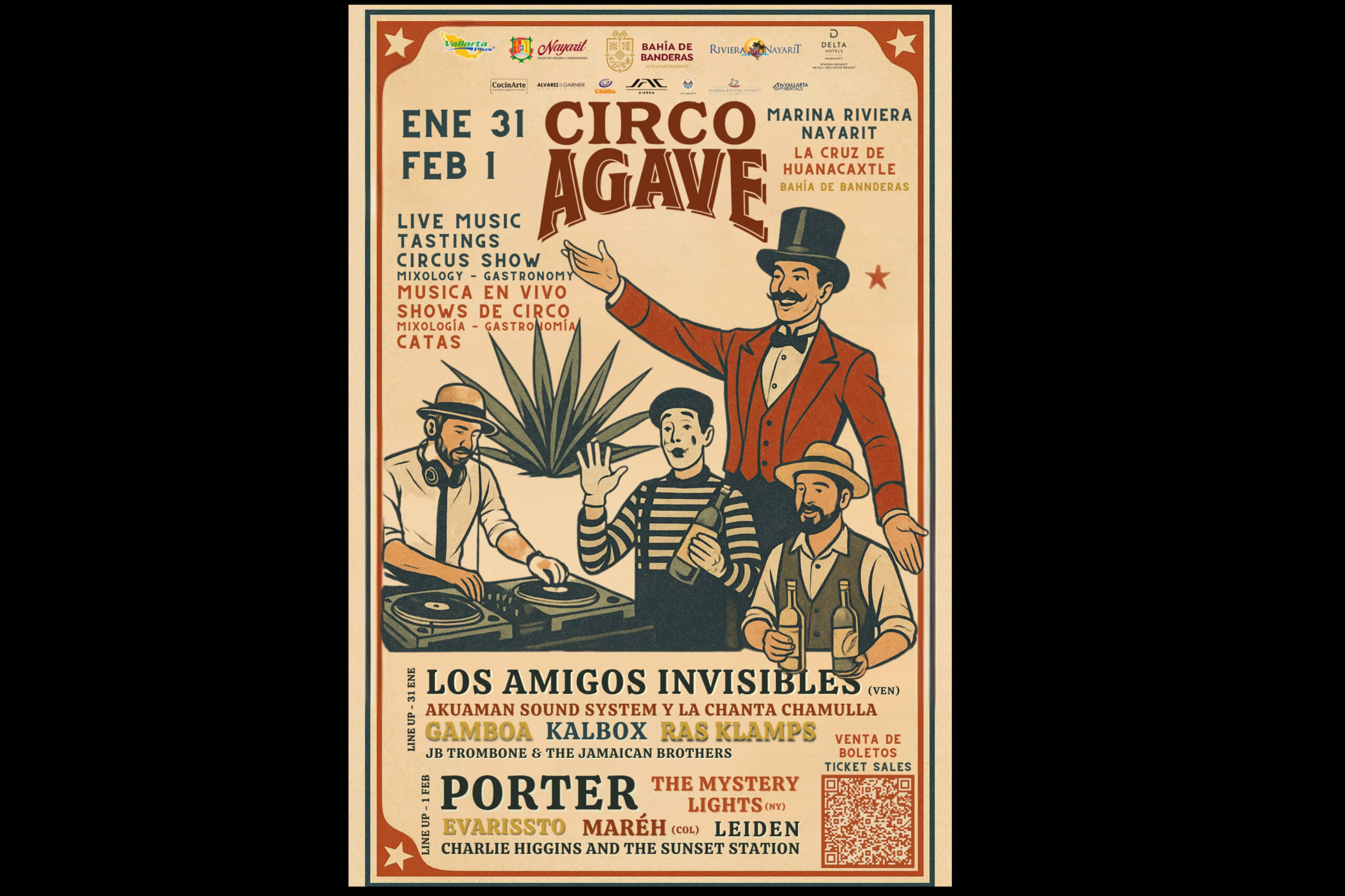Circo Agave 2026 reunirá música, circo y agave en Bahía de Banderas