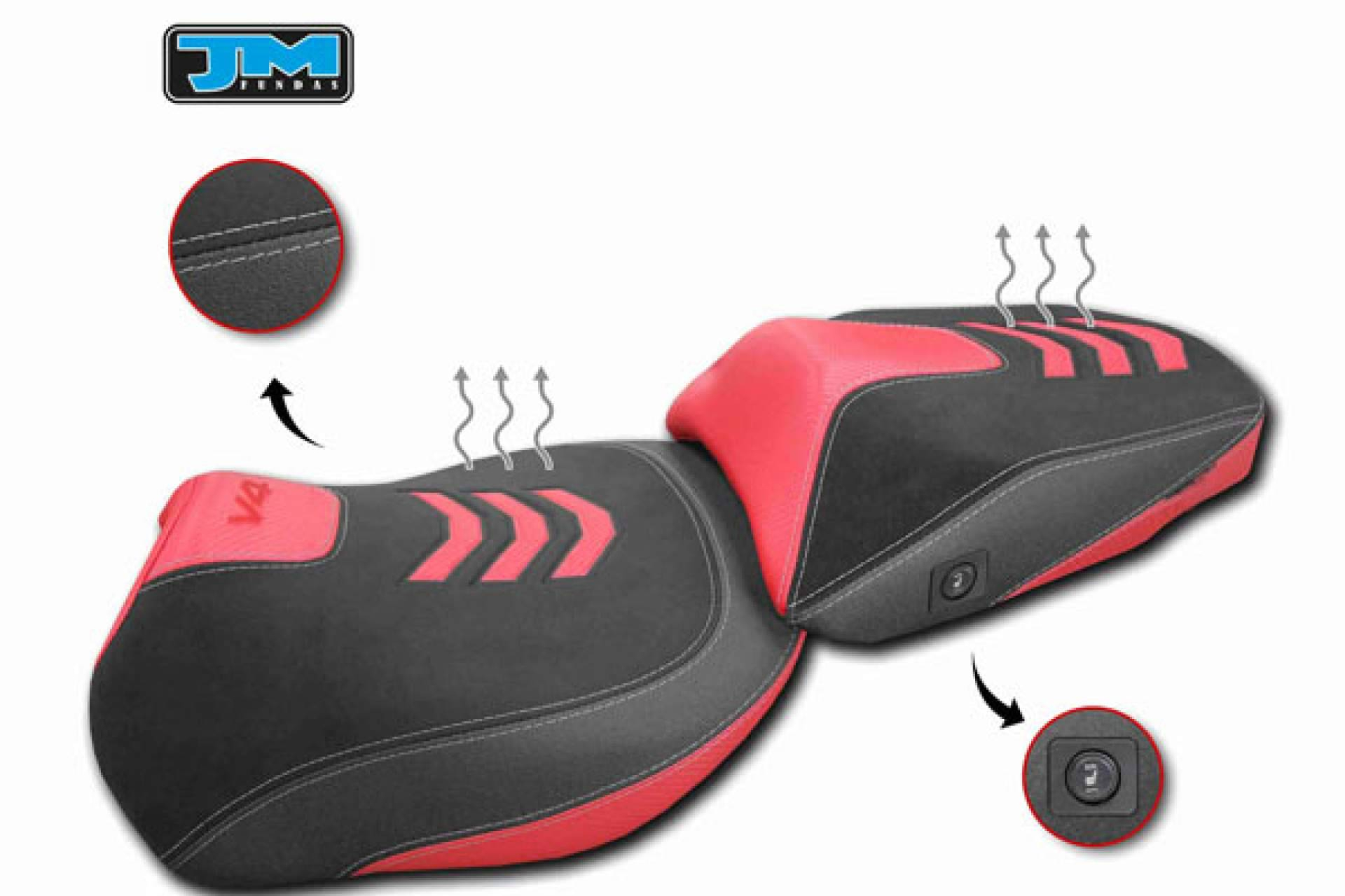 Asientos calefactables para moto, confort y tecnología para cualquier estación del año