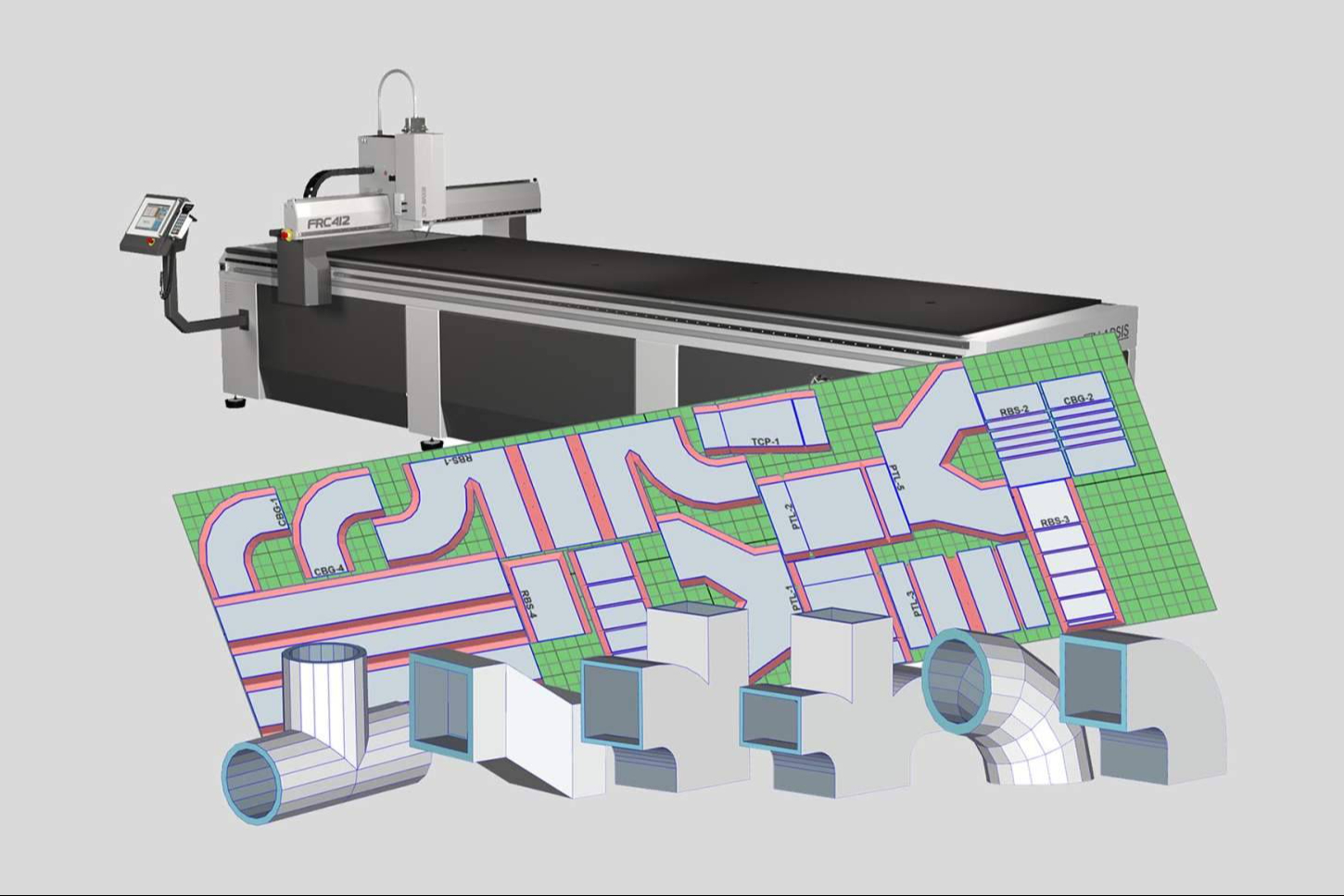 Duct5 impulsa la fabricación digital de conductos de climatización con integración total entre diseño y corte CNC